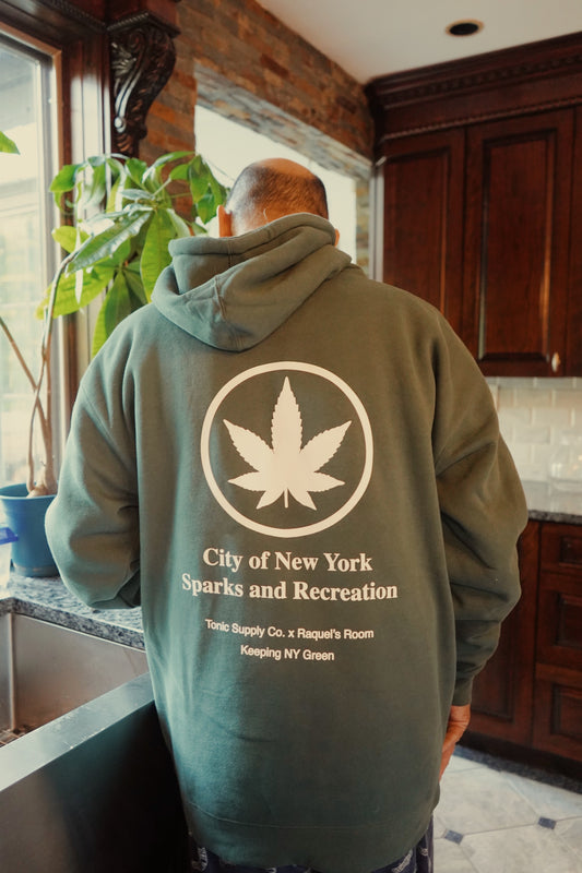 New York Grown Hoodie in GREEN!